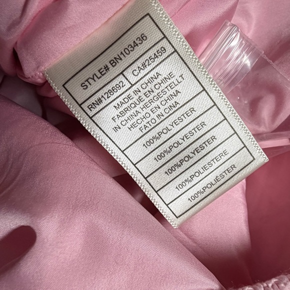 Steve Madden Paris Light Pink Tweed Collared Romper NWT LARGE - Picture 9 of 9